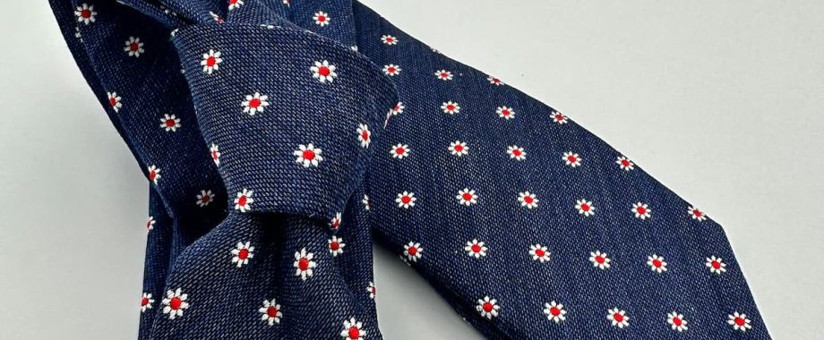 cravatta floreale