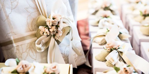 foulard bomboniera matrimonio