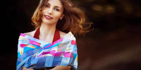 Layering con foulard
