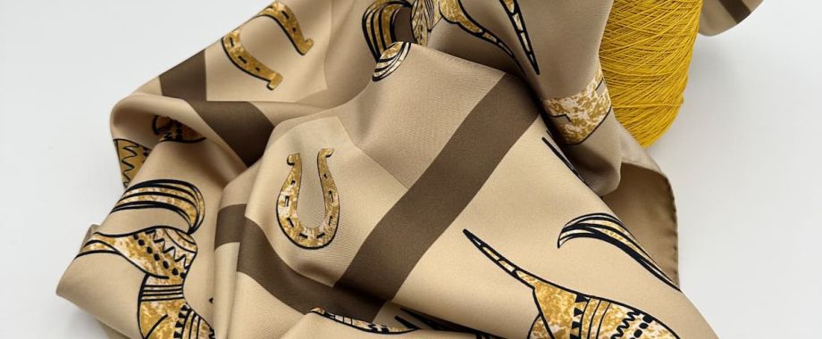 foulard beige